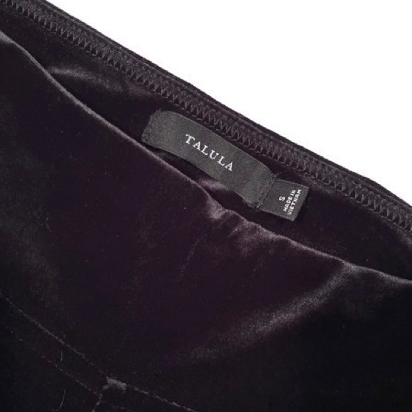 Talula Black Velvet Leggings - Picture 5 of 6